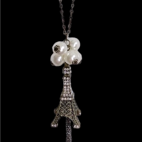 BEAUTIFUL EIFFEL TOWER LONG NECKLACE BY “THE FLAWSOME WOMAN” - Picture 5 of 7